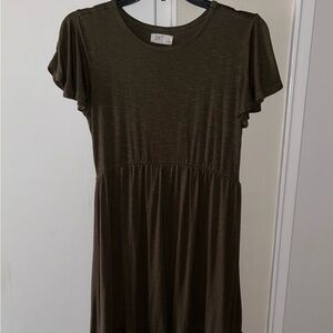 Maurices Olive Midi Dress